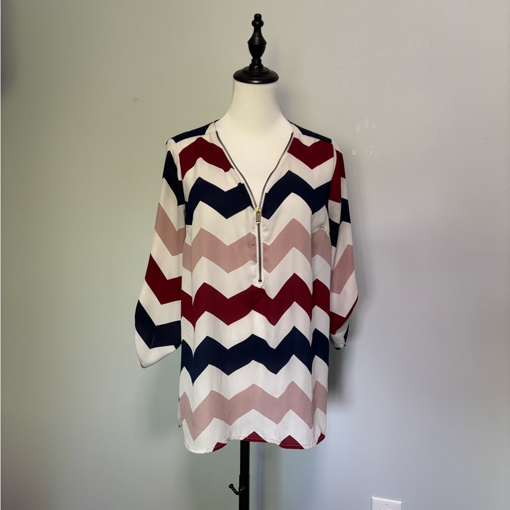 Ardene Ladies Red and Black Tunic size L